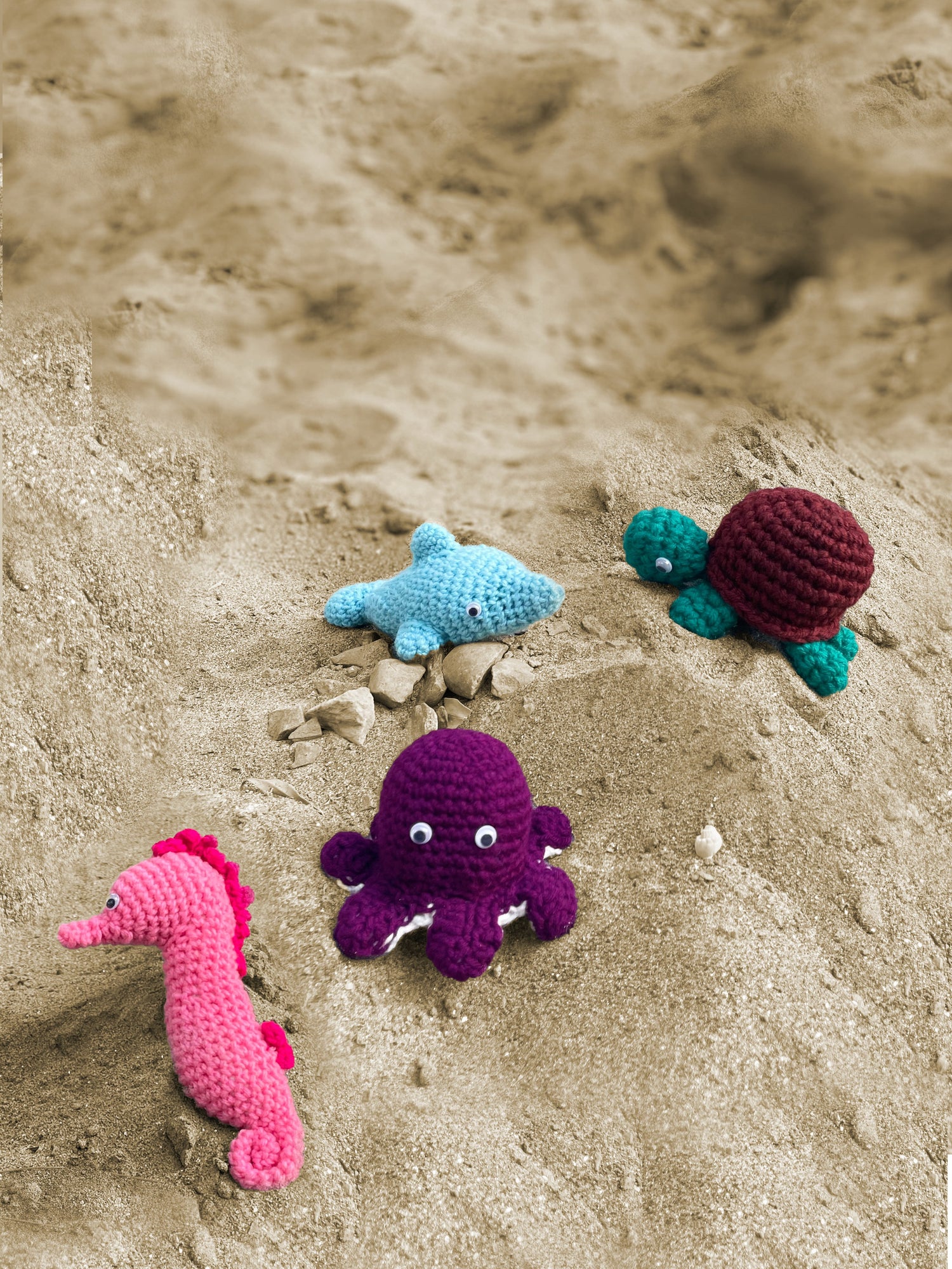 🌊 Sea Friends Collection – Crochet Pattern Bundle